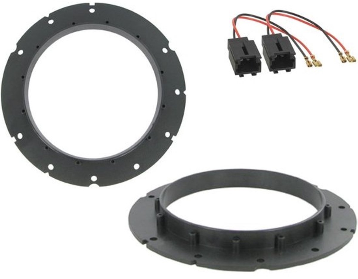 Adapterringen en spacers - voor 16.5 cm-autospeakers