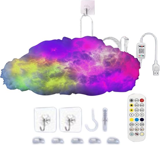 Wolken LED Plafondlamp DIY Lamp Sfeerdecoratie — afbeelding 2
