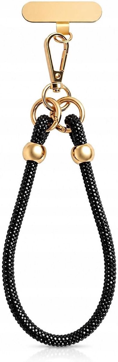 Universele Glitter Telefoonketting met Hand Strap - Veilig & Stijlvol