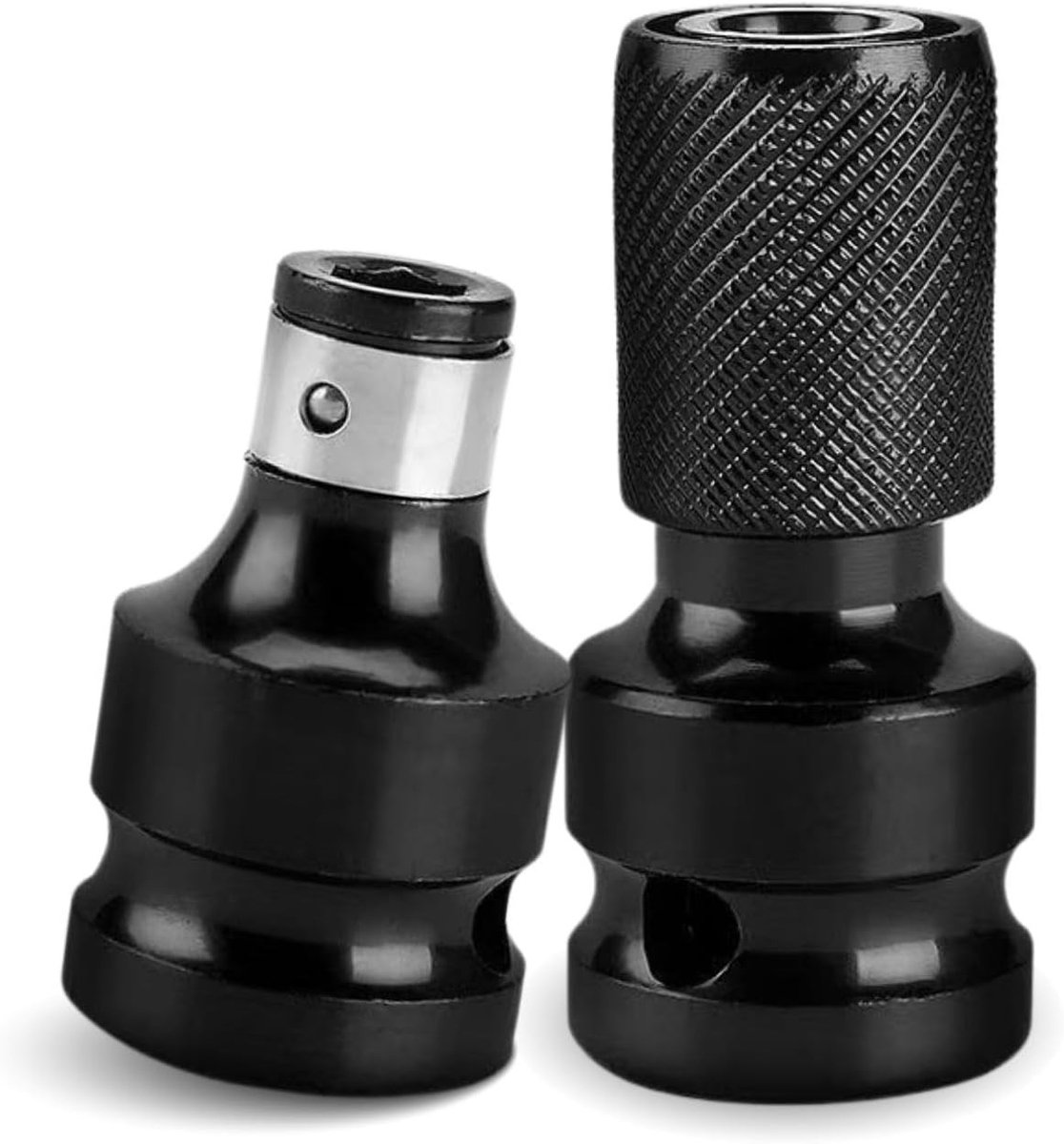 Impact Wrench Adapter Set - 2 Stuks, 1/2 Inch naar 1/4 Inch, Voor Ratelsleutel en Schroevendraaier Bits