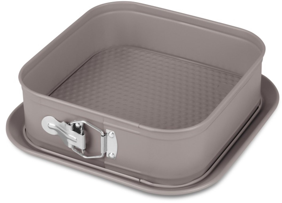 Taartvorm met titaniumcoating 28x28 cm Taupe Collection