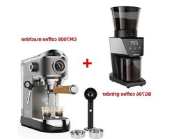 Espressomachine – 20 Bar – Compact Koffiezetapparaat - Semi-Automatisch - 1.1L - Gemalen Koffie – RVS - Heetwaterfunctie -Voor Espresso - Cappuccino - Latte en Mocha - Koffiemolen