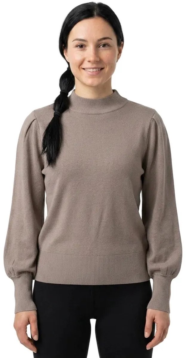 Yas Fonny Trui Met Hoge Hals Beige M Vrouw