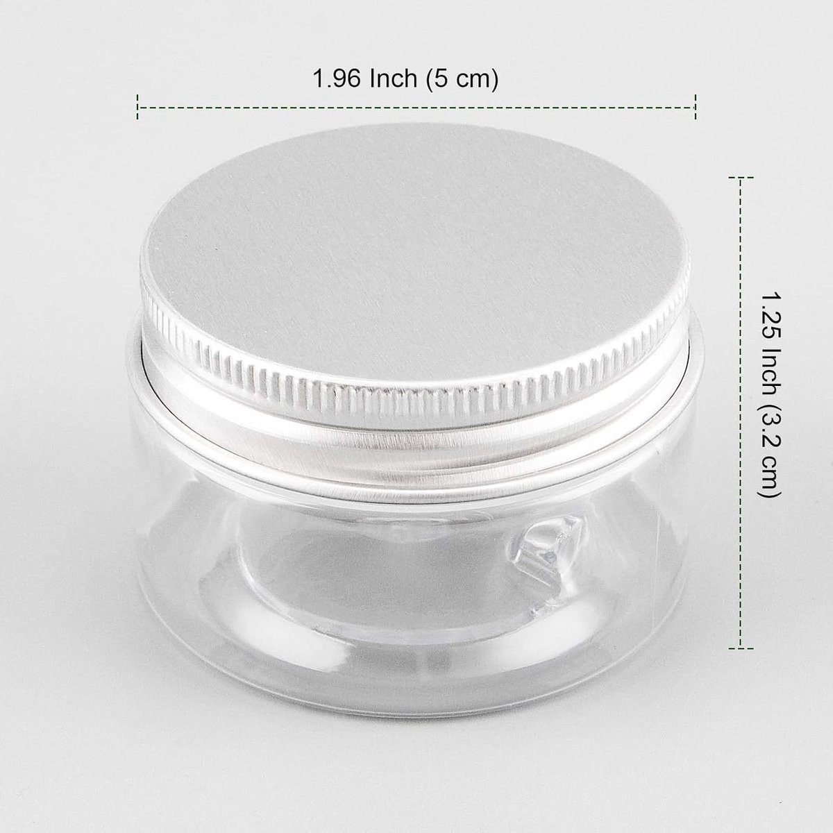 30 Stuks 30ml Transparante Plastic Opbergdozen met Schroefdop, Kleine Ronde Jars voor Creatief Gebruik, Perfect voor Crème en Knutselprojecten