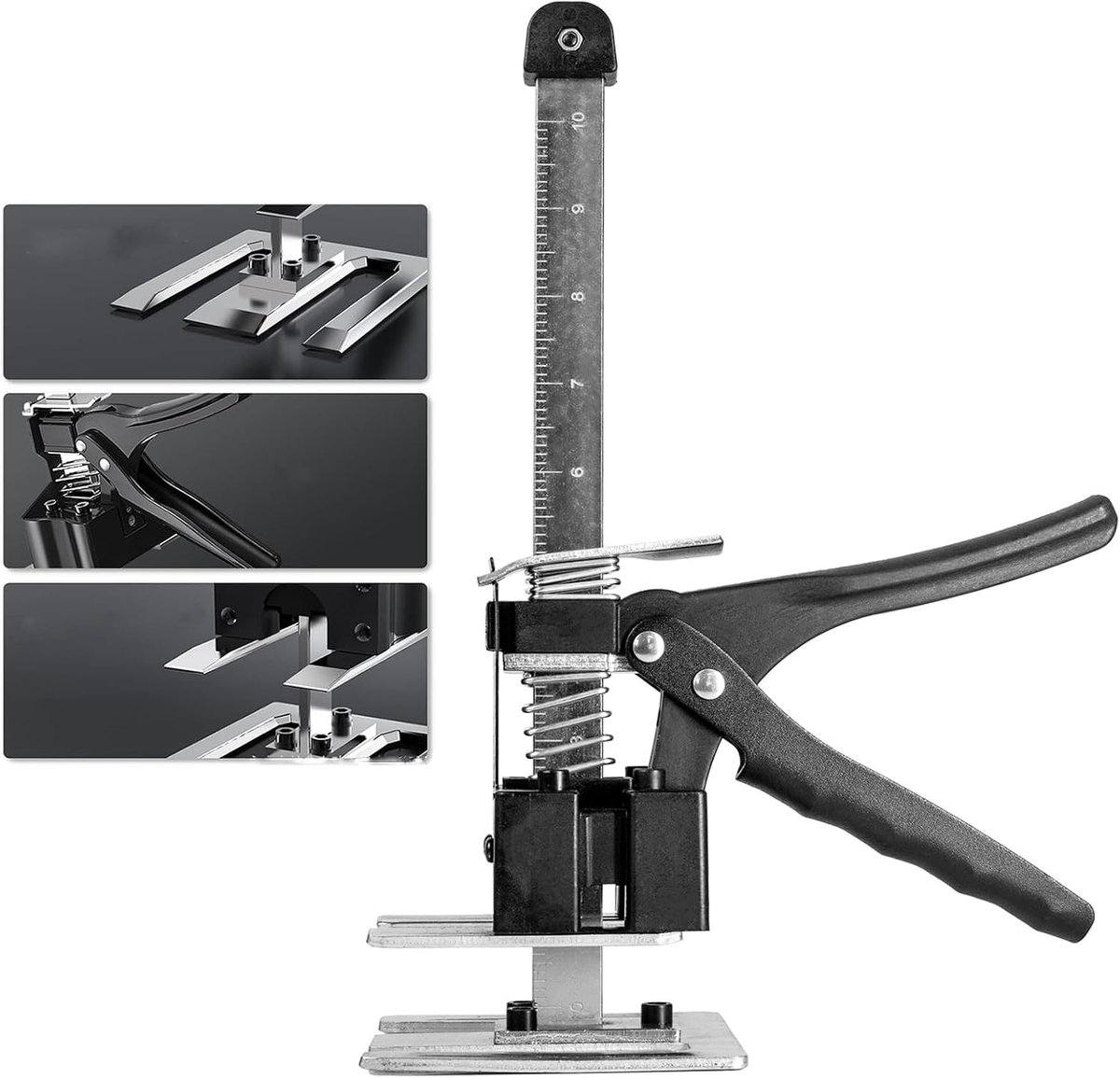Zware 240 kg Droogwandlifter voor Vloeren, Deuren en Kasten met Ladder (29 cm) voor Professioneel Gebruik