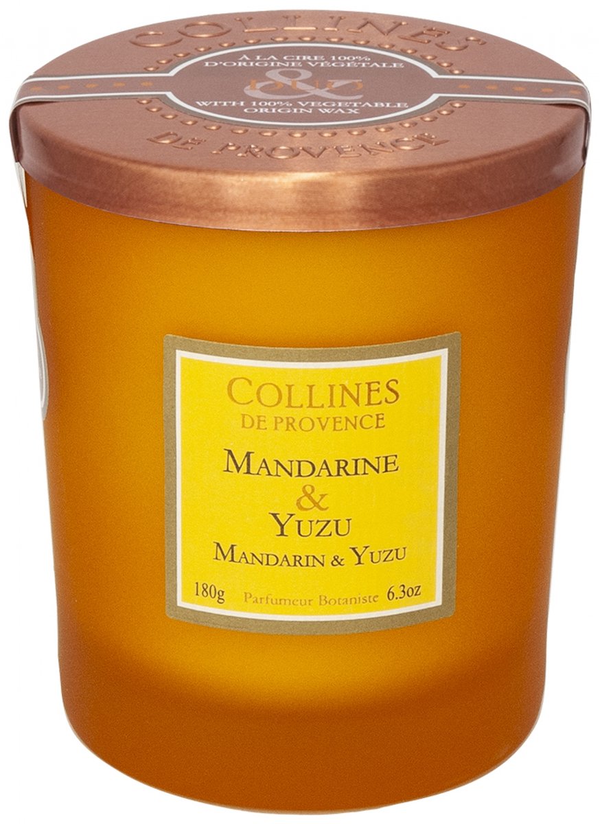 Collines de Provence Duo Kaars 180 g (Geur : Mandarijn & Yuzu)