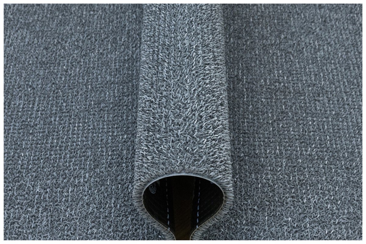 Astroturf Woonerf Mat - Praktische Grijze Buitenmat 55x91 cm