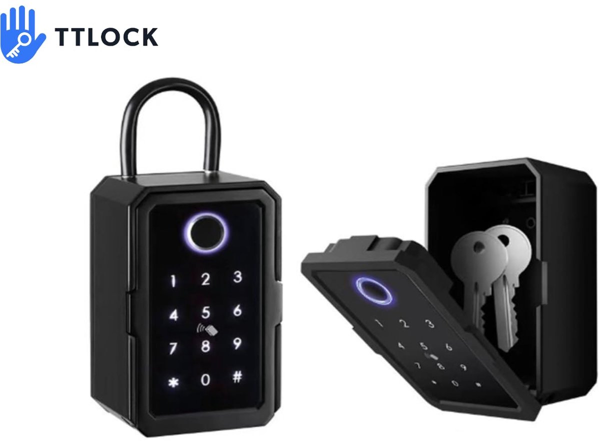 BOT KB1 TTLock Sleutelkast met bluetooth, kluis, cijferslot en sleutelkluis, voor buiten - ShopVlot