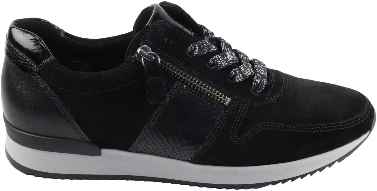 Gabor - 73.420 - Sneakers - zwart nubuck/suede - 40