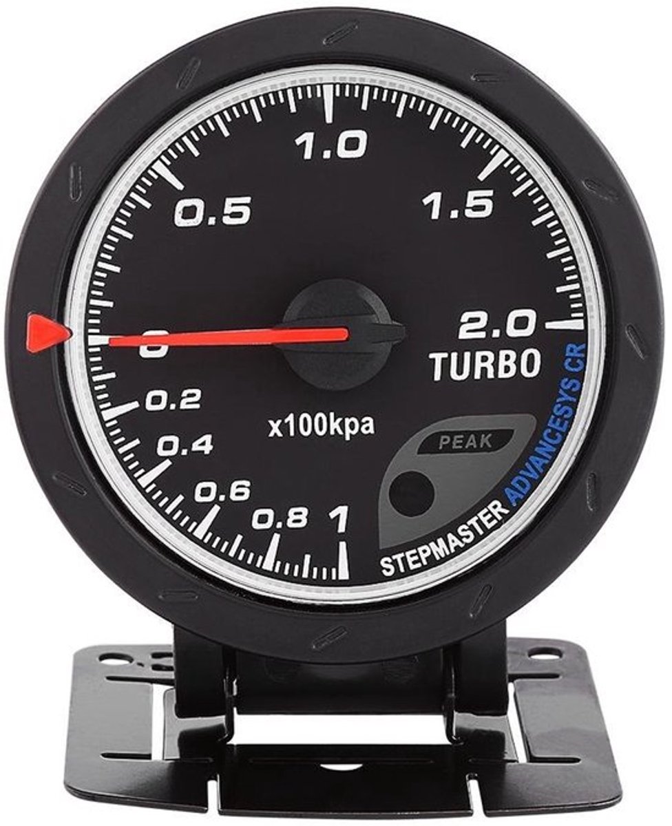 Dailygoody - LED Turbo Boost Meter - Universele Calibratie - 60mm Formaat - Tot 200
