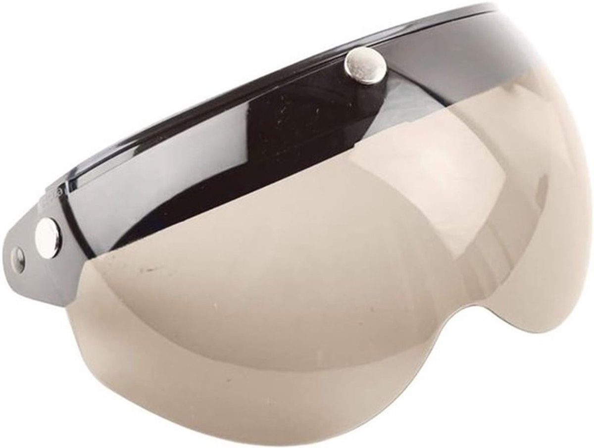 Universele Retro Helm Visor voor Motorhelmen - Winddichte Zonnebescherming en Verbeterde Zichtbaarheid