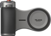 Telesin Master Grip voor iPhone & Android - Camera handgrip voor smartphone - 3200 mAh powerbank - Met tweetraps sluiterknop, zoomwiel, moduskiezer en focusregeling - Zwart