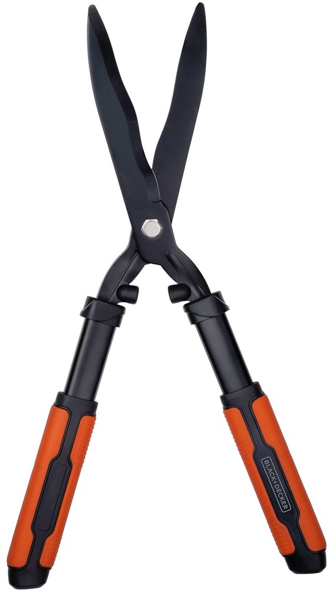 BLACK+DECKER Heggenschaar - Golvende Stalen Bladen - 53 CM - Zwart/ Oranje van BLACK+DECKER — afbeelding 3