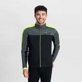 Rogelli Freeze Heren Fietsjack Winter - Winddicht - Grijs/Fluor