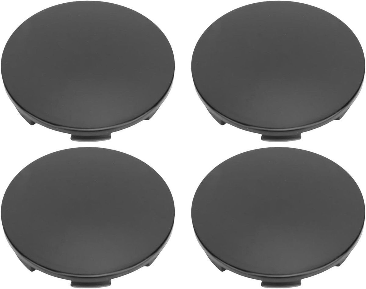 Vervangende wielnaven voor auto's met een diameter van 68 mm - Zwarte snap-on hubcovers voor een stijlvolle uitstraling