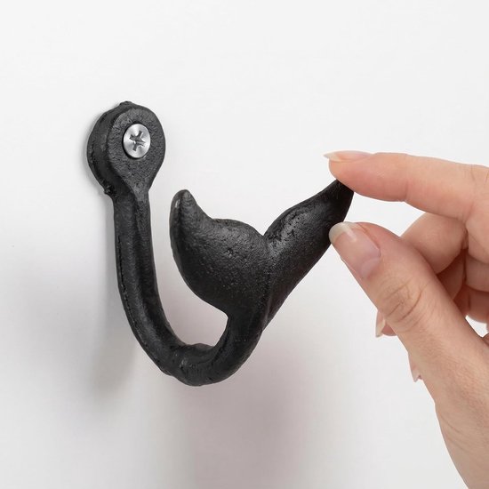 4 Stuks Delige Ijzeren Wandhaken met Vintage Bladeren Ontwerp Industriële Kapstokhaken Muur Ruimtebesparende Decoratieve Wandhaken voor Jassen Tassen Hoeden in Hal of Slaapkamer — afbeelding 2