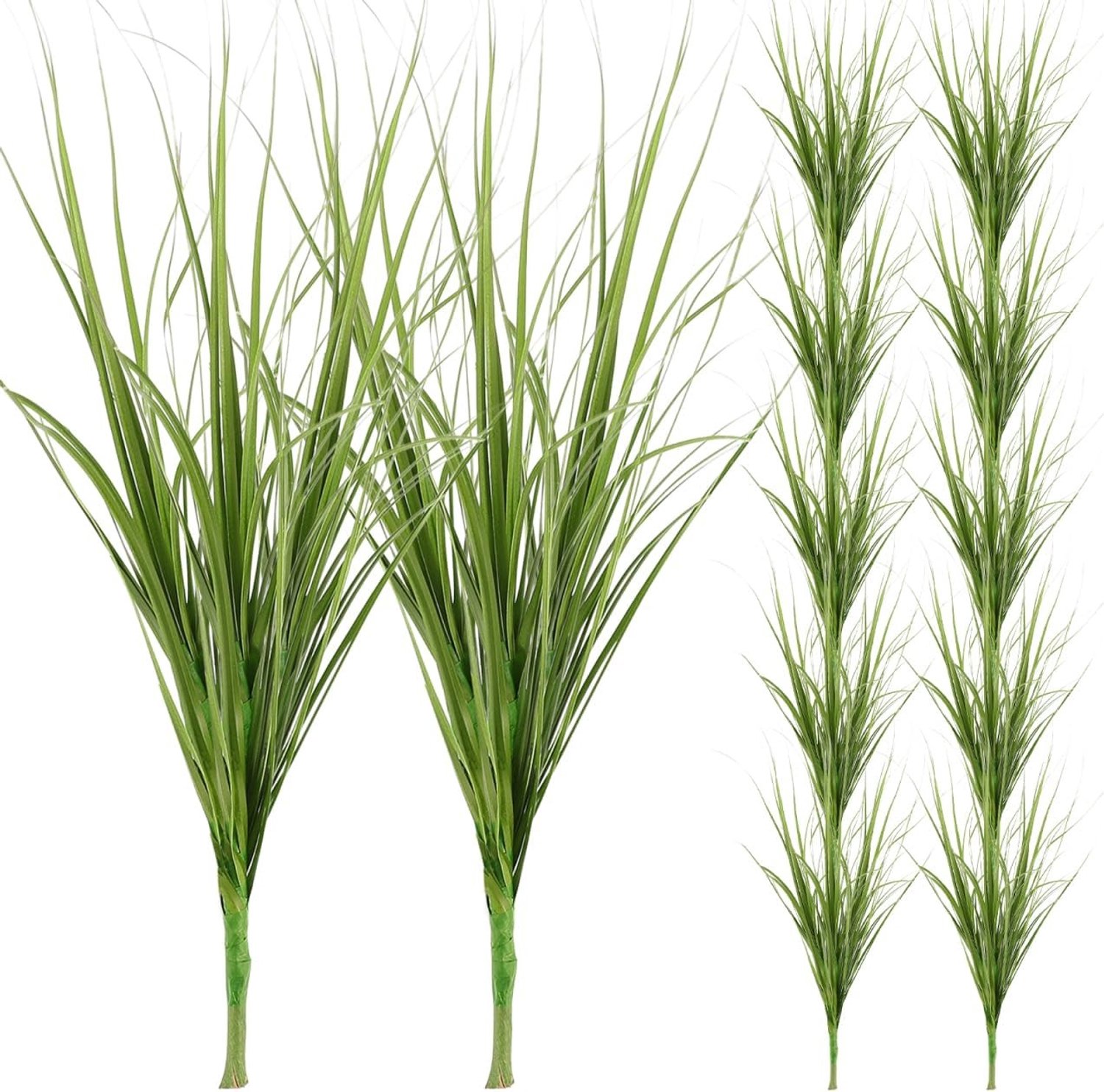 12-delige Kunstgras Decoratie, Realistische Simulatie, Duurzame Plastic Planten, Kleurvast en Weerbestendig, Compact en Lichtgewicht voor Binnen- en Buitendecoratie