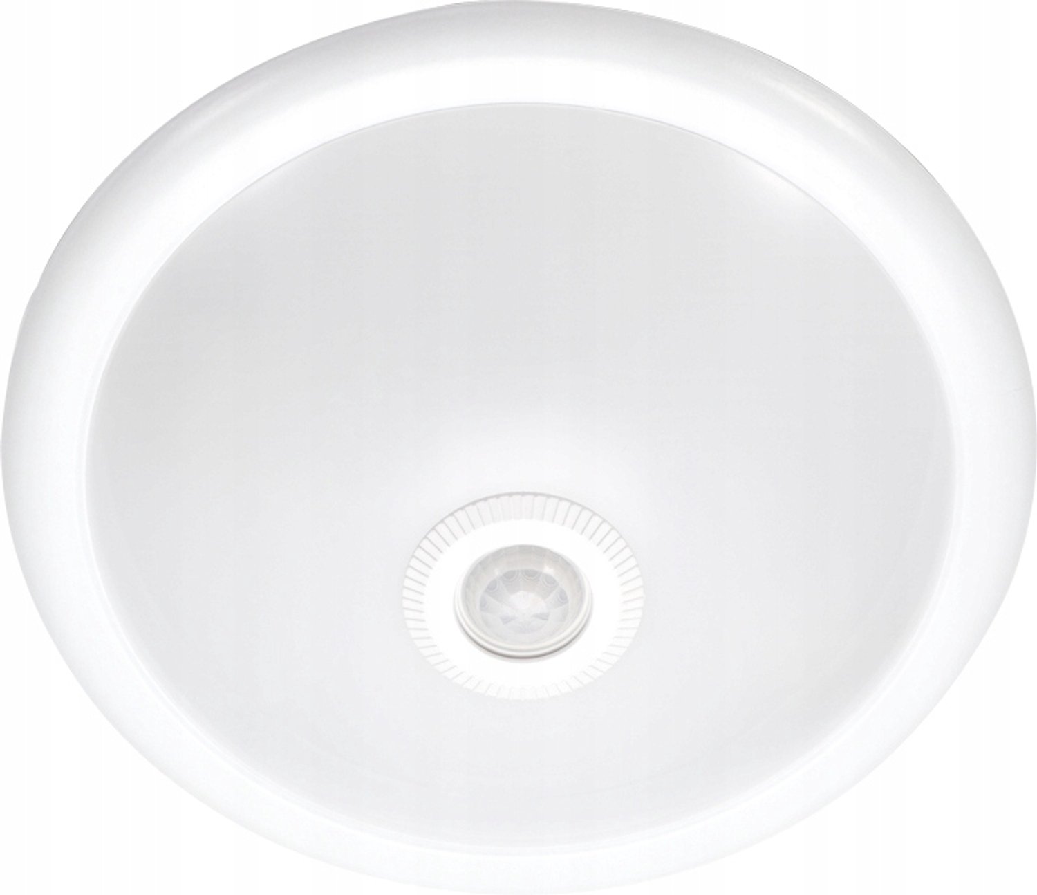 Merkloze Plafondlamp met Bewegingssensor, 2x E27, Wit, 360°