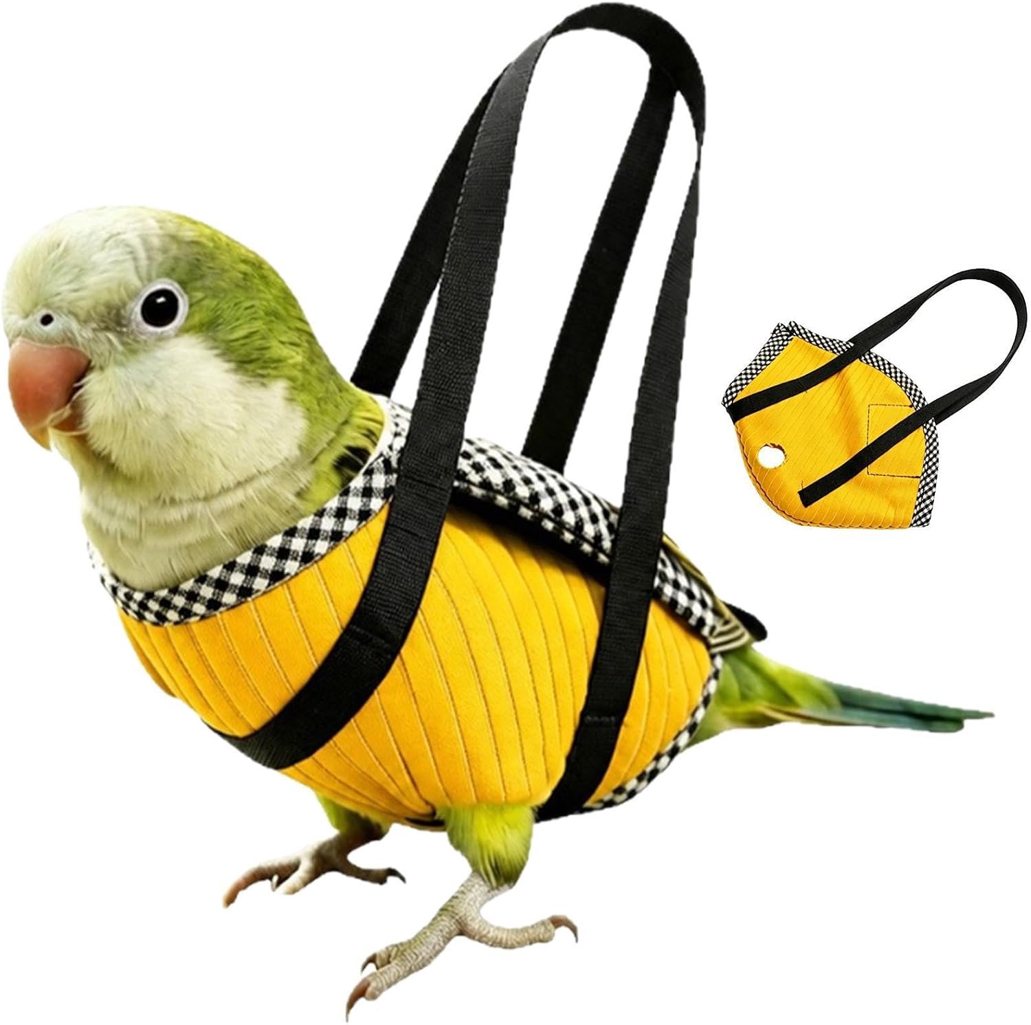 Wild Bird Carrier Ontsnappingsbestendige Sling Carry Tote voor Papegaai