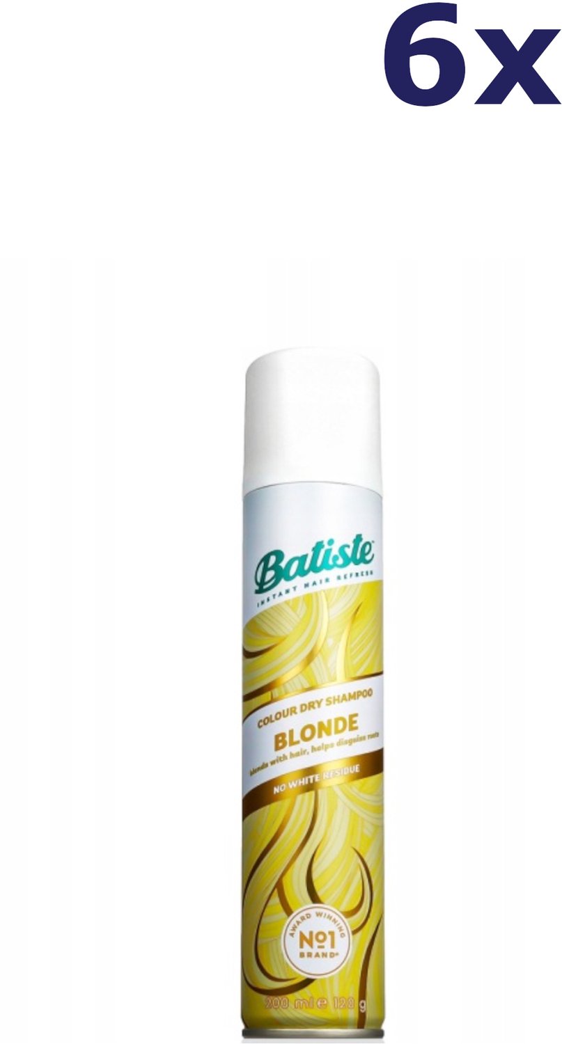 Bol.com Batiste Droogshampoo Hint of Colour Light Blond - 6 x 200 ml - Voordeelverpakking aanbieding