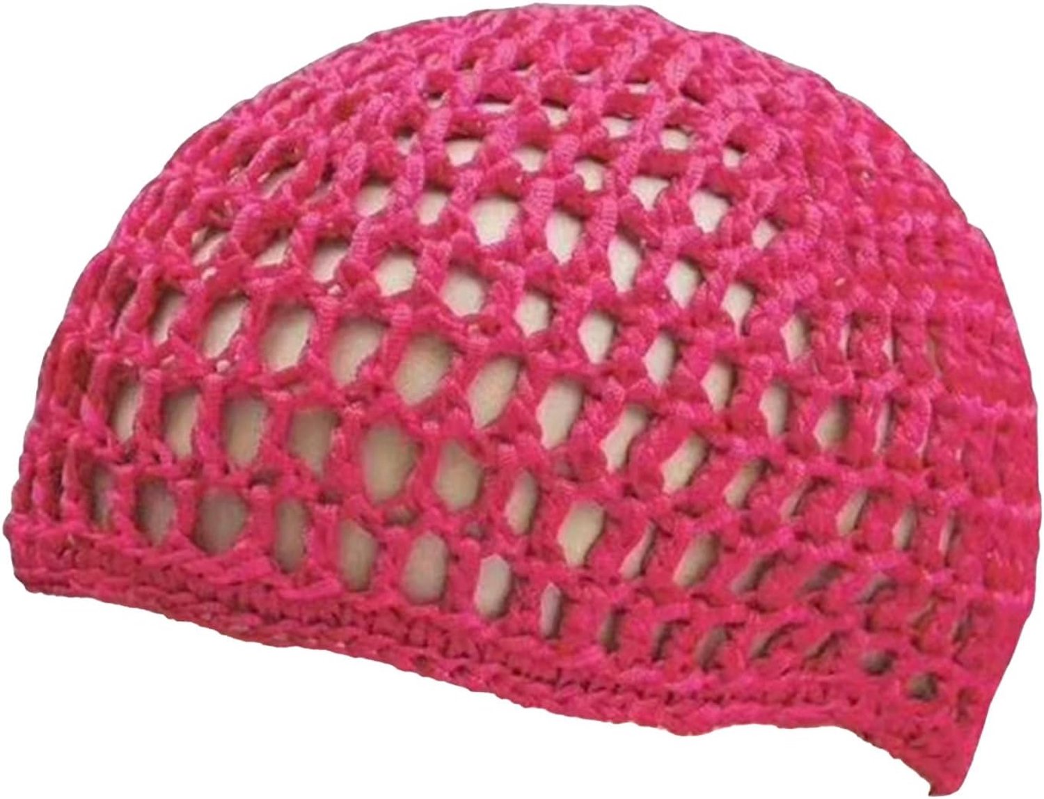 Handgemaakte gehaakte muts voor dames, slapende haarnetjes, mesh, gehaakte haarnet, zachte gebreide muts, nachtslaapmuts, comfortabele netkap, ademende mesh, gehaakte haarwikkels