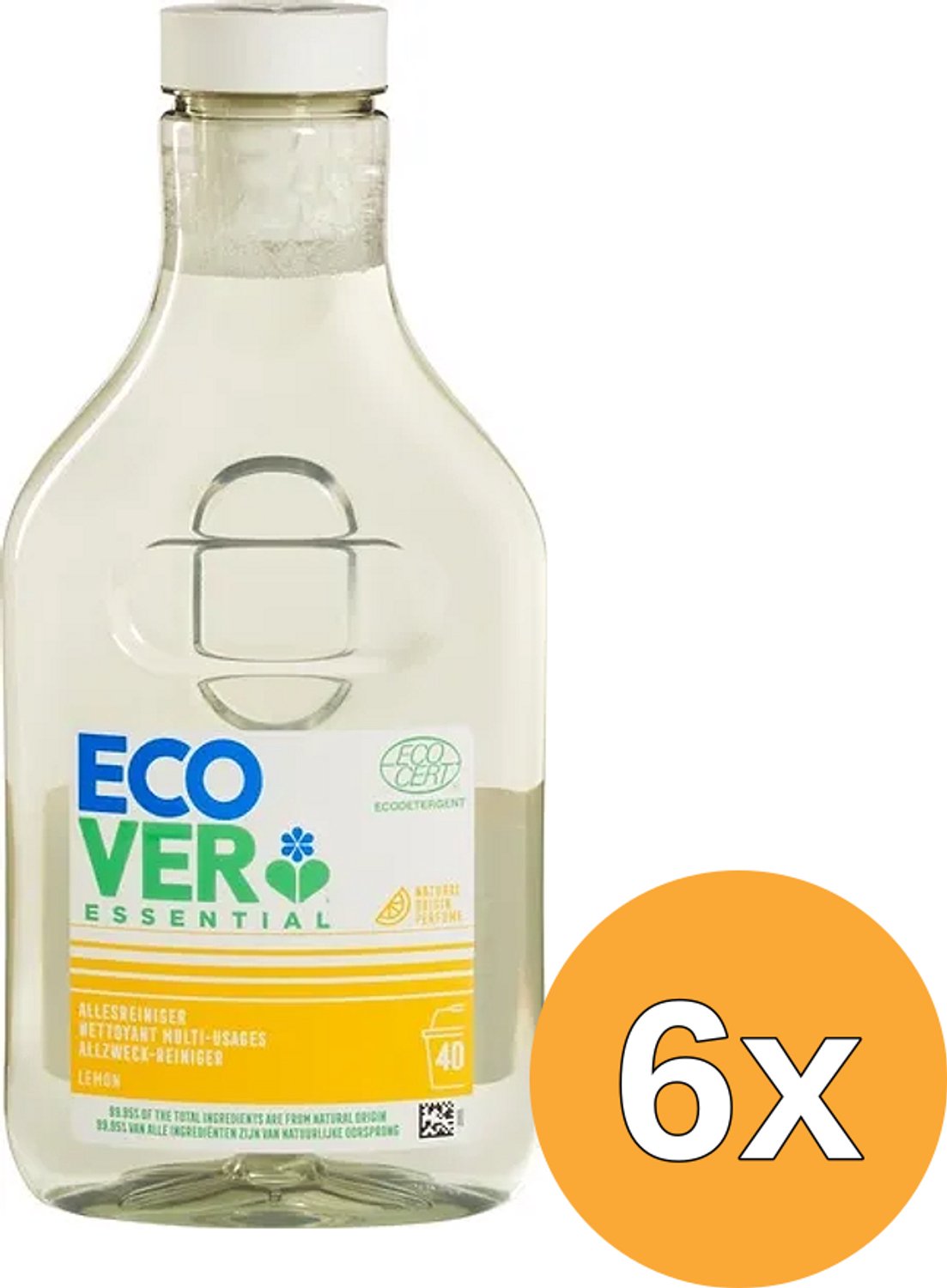 6x Ecover Allesreiniger Citroen (1000 ml)
