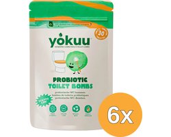 6x Yokuu Toilet Bomb Probiotic (30 tabletten)