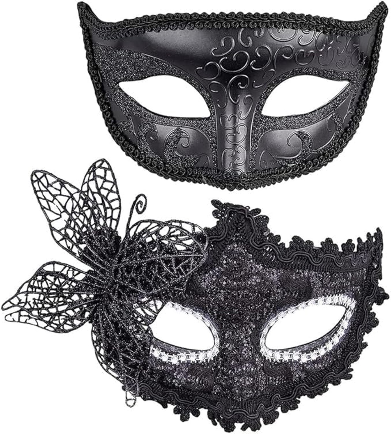Carnavalsmaskers voor koppels - Venetiaans design - Voor mannen en vrouwen - Perfect voor feesten - ShopVlot