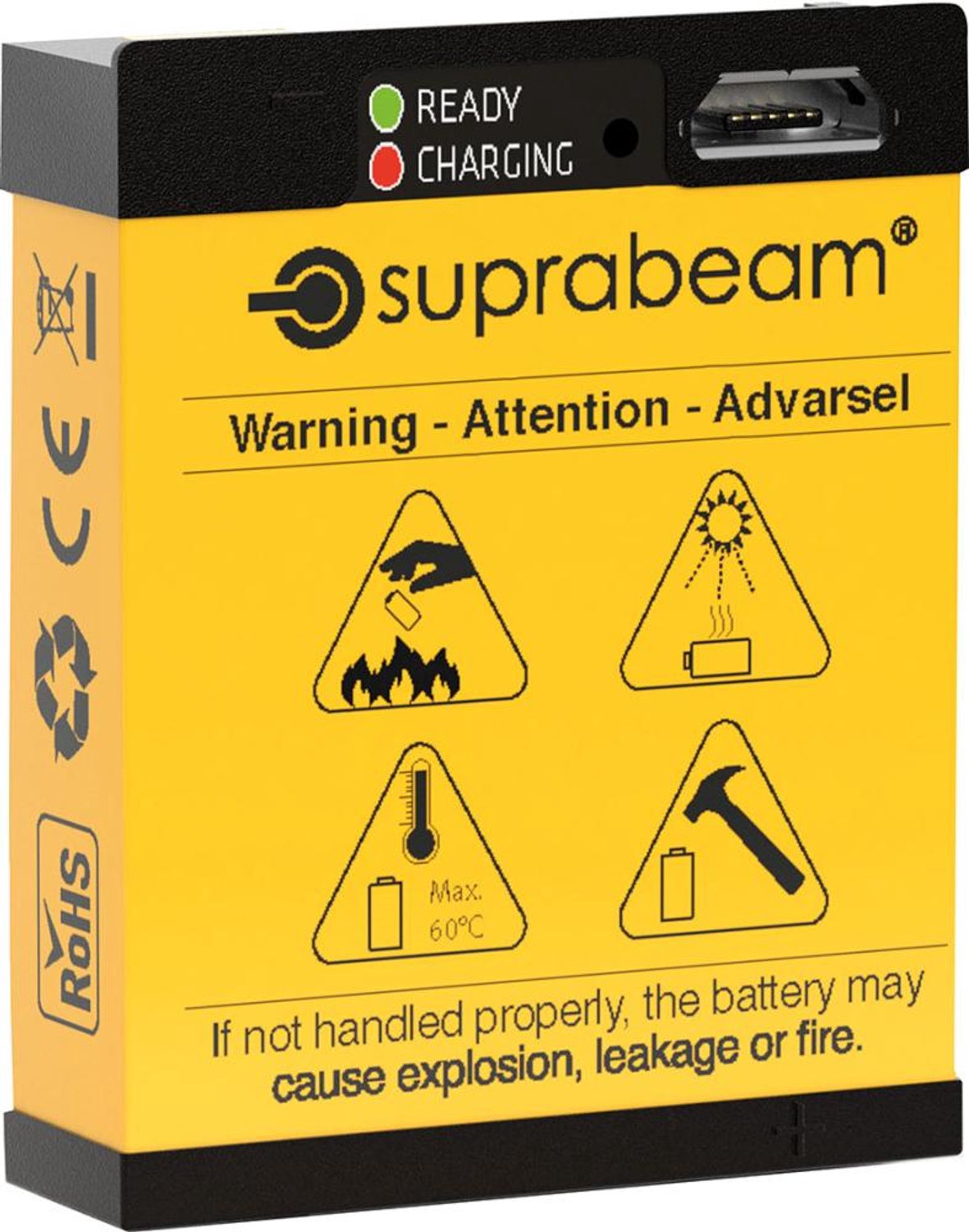 Reserveaccu geschikt voor V3pro/V4prosuprabeam