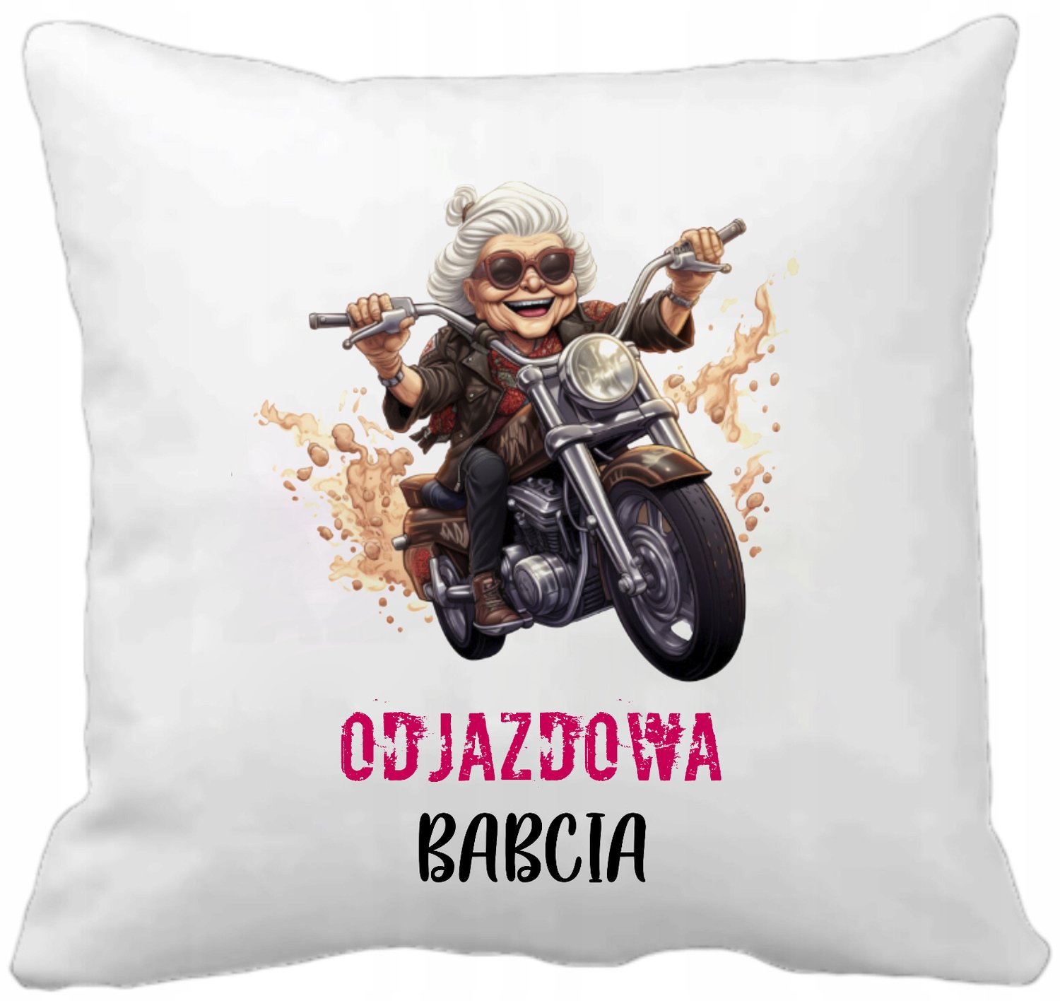 Kussenhoes Babcia Cadeau - Diverse Patronen, 38x38cm