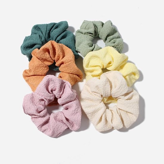 3 stuks haarelastiekjes voor dames, zachte haarringen, grote elastische scrunchies, schattige haarbanden, haarsieraden, vlechtelastiek, paardenstaarthouder, haarband voor vrouwen, roze — afbeelding 5