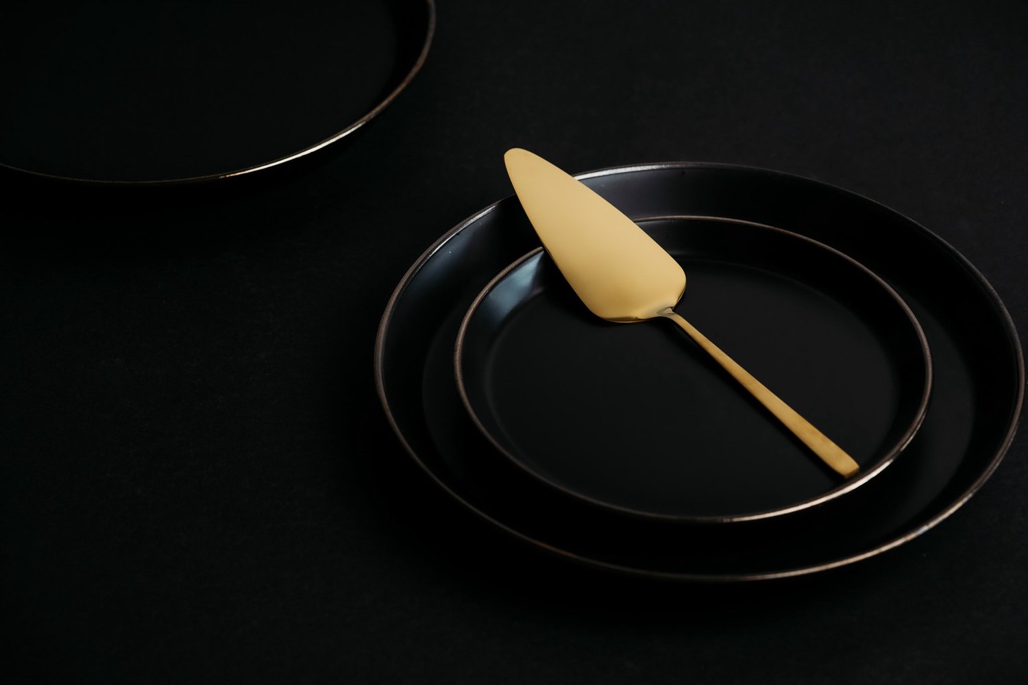 Kulig Piano Gold Taartschep RVS 22.6cm - Elegant Goud