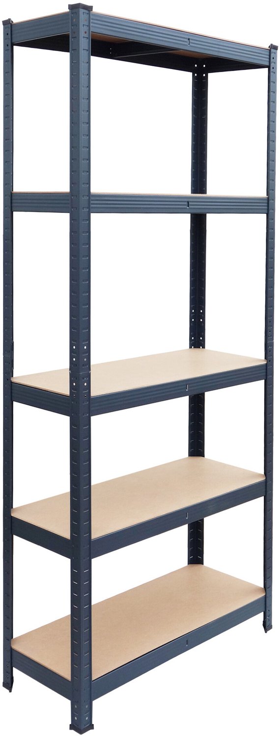 Stellingkast - 180x60x30 cm - 875 kg - antraciet