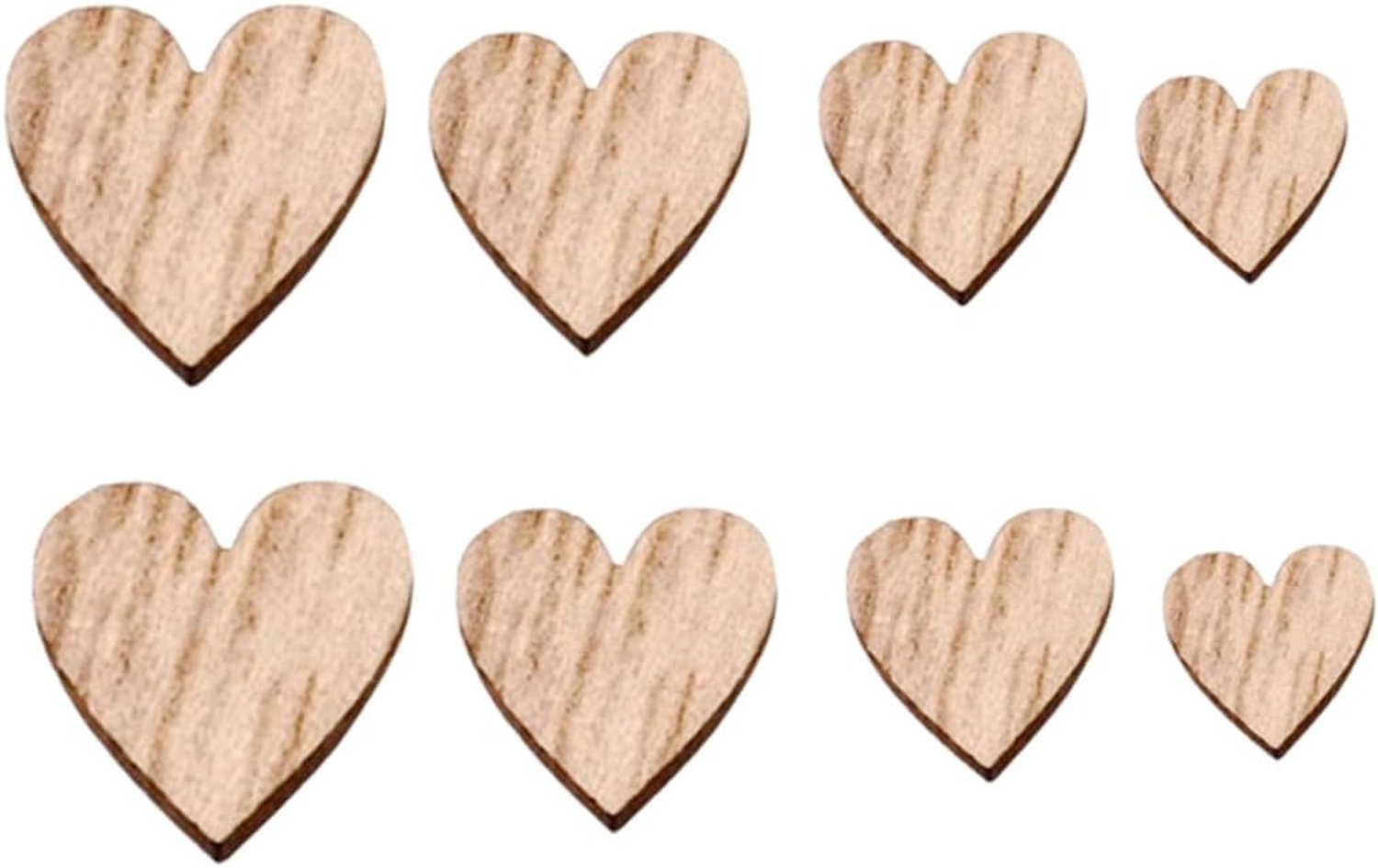 Houten Schijfjes in Hartvorm (200 Stuks) Knutselbenodigdheden Voor Huisdecoratie Wanddecoraties Foto-accessoires