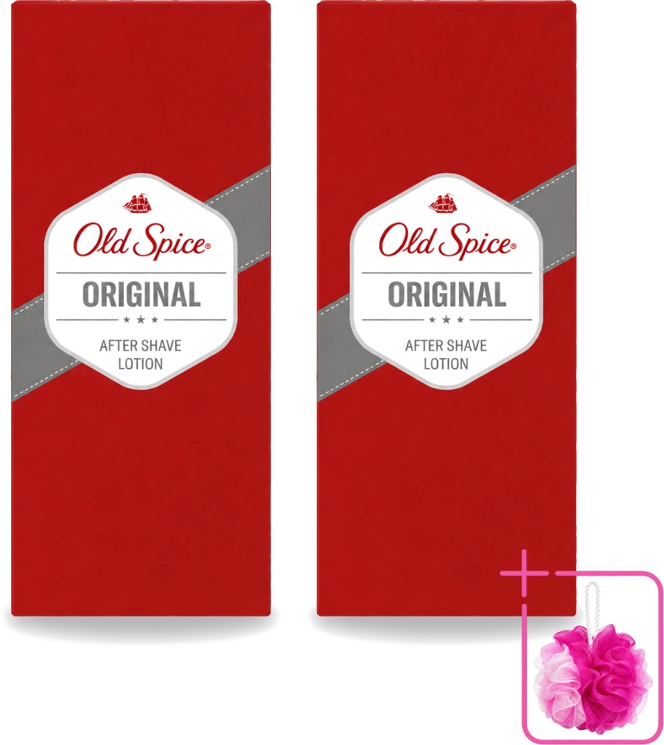 2 x Old Spice - Original - Aftershave Lotion - Verfrissend - 100 ml - Bulkverpakking - Aftershave lotion - Douchemop - Aftershave