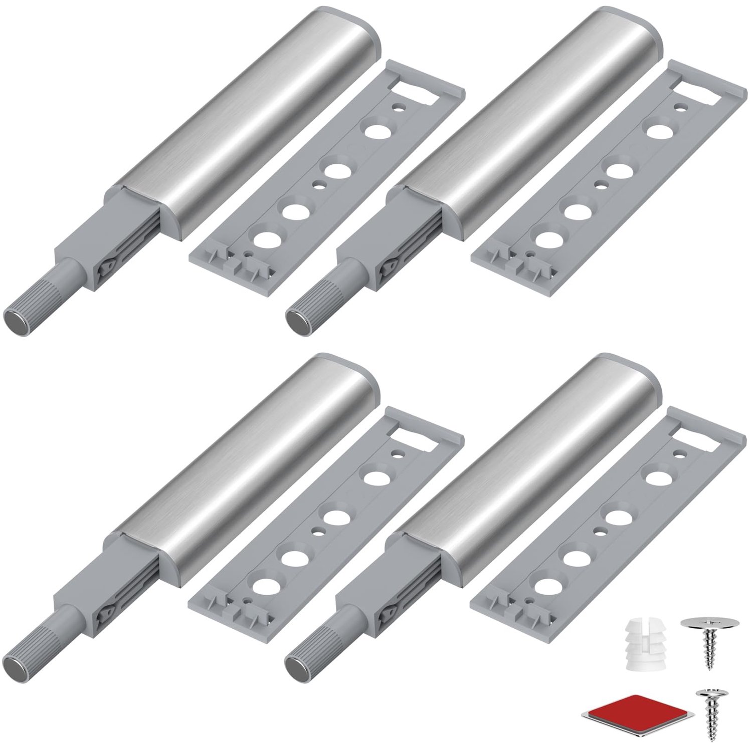Push to Open Deuropener Jiayi 4 stuks Drukdeuropener Kast Deuropener Push Open Magneet Tip On voor deuren Beslag - ShopVlot