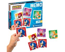 Clementoni - Memory voor kinderen - Sonic - 48 Kaarten - Memory spel - Educatief Speelgoed - Vanaf 4 jaar