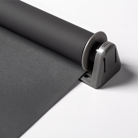 Sonello Verduisterend Rolgordijn Zonder Boren 95 x 150 cm Grijs — afbeelding 2