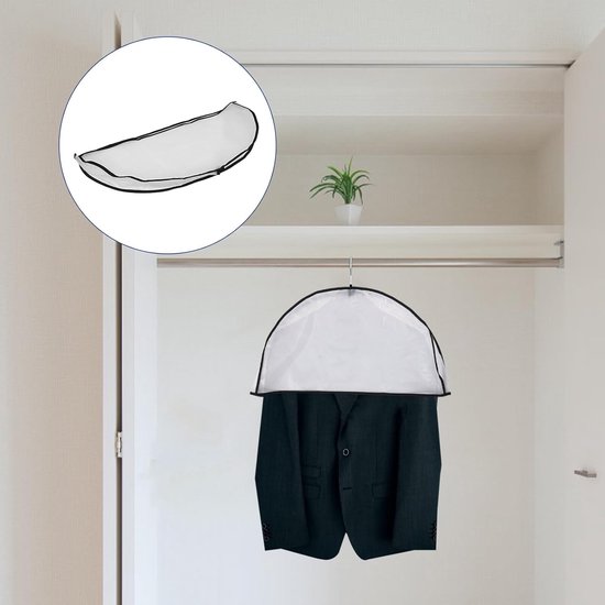 10 Stuks Transparante Kledingstofhoezen Kledingrekstofhoezen Stofhoezen Voor Kleding Verzegelde Hangende Kledingzak Pakstofzak Transparante Jas Pakstofhoes Jurkstofhoes — afbeelding 2