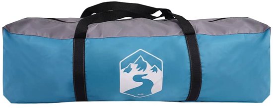 vidaXL Koepeltent - 6-persoons - Waterdicht - Blauw Kampeer Tent - Tent Kopen - Familie Tent - Zes Persoons Tent - Waterdicht Tent van Vidaxl — afbeelding 2