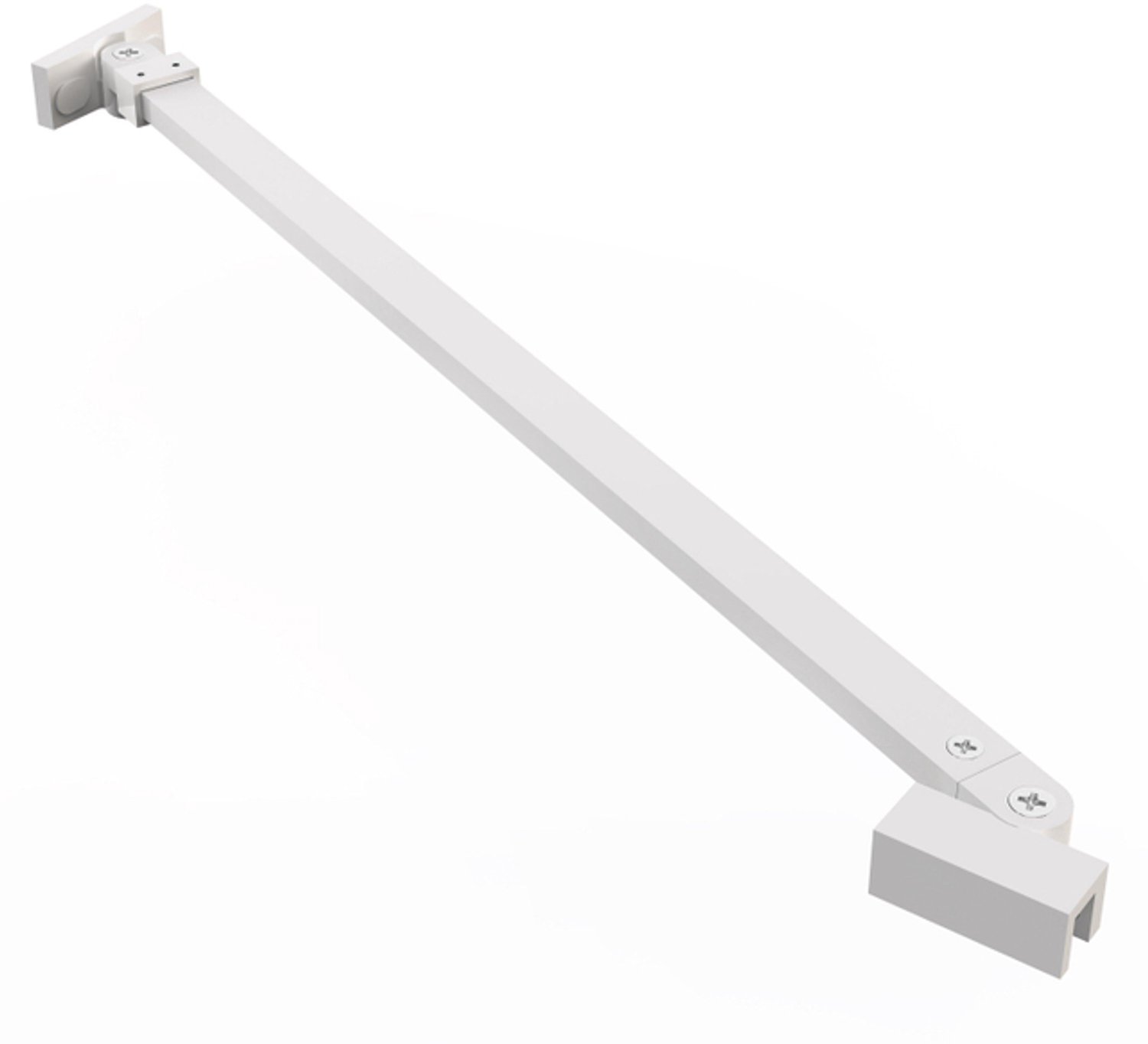 FugaFlow Eccelente Vetro Losse Stabilisatiestang - 120cm - draaibaar - mat wit