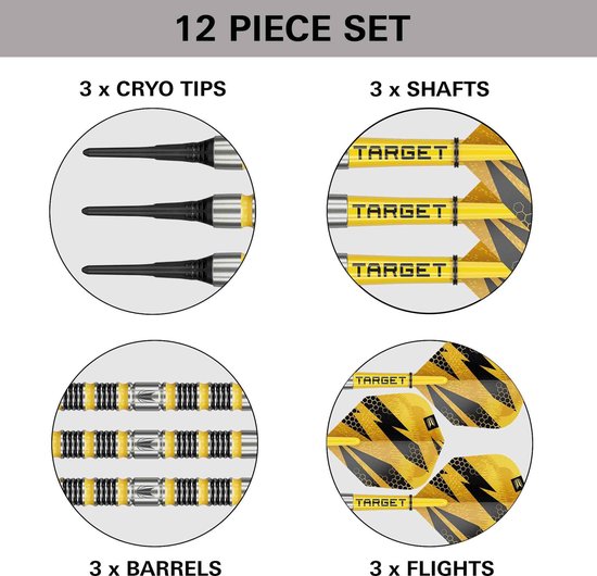 Target Buzz 11 90% - Soft Tip Darts — afbeelding 2
