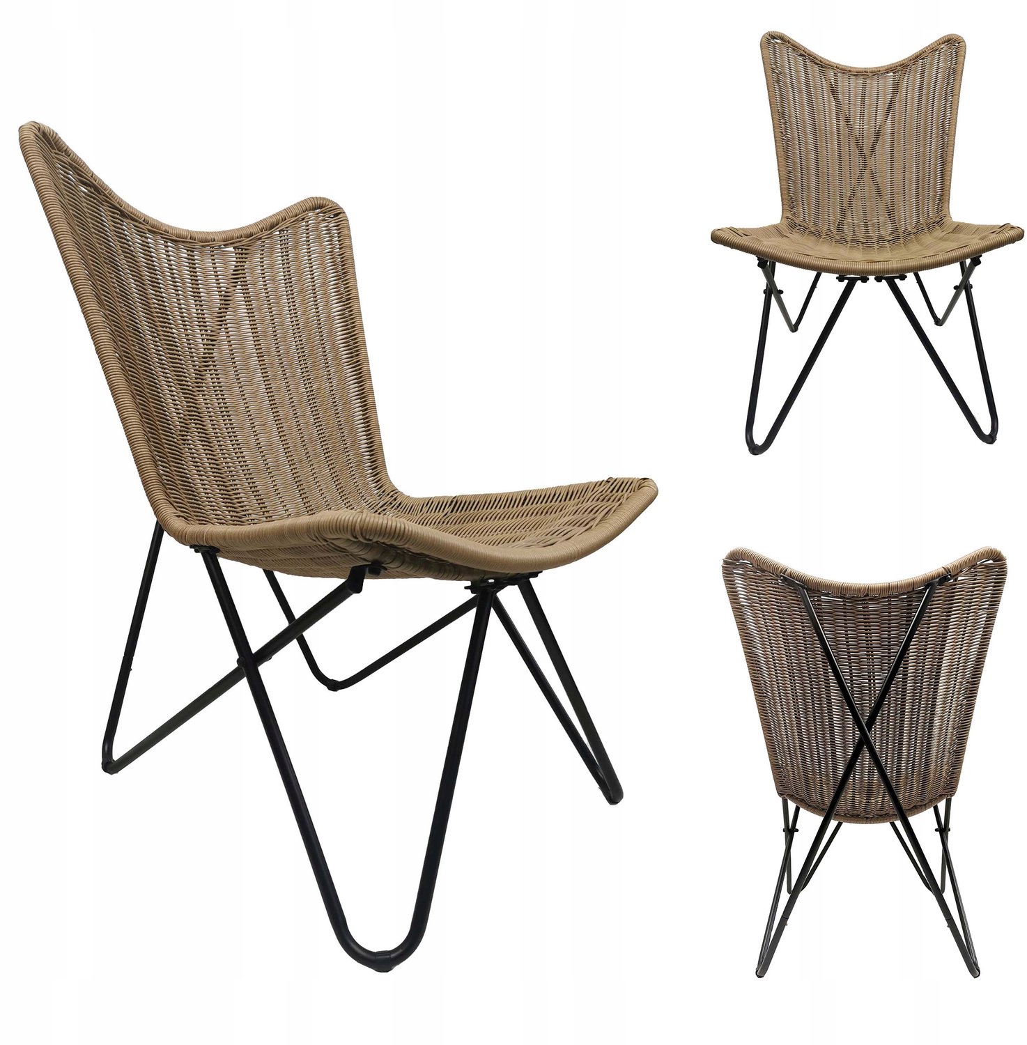 Comfortabele Rotan Fauteuil - Stijlvol en Duurzaam voor Binnen en Buiten