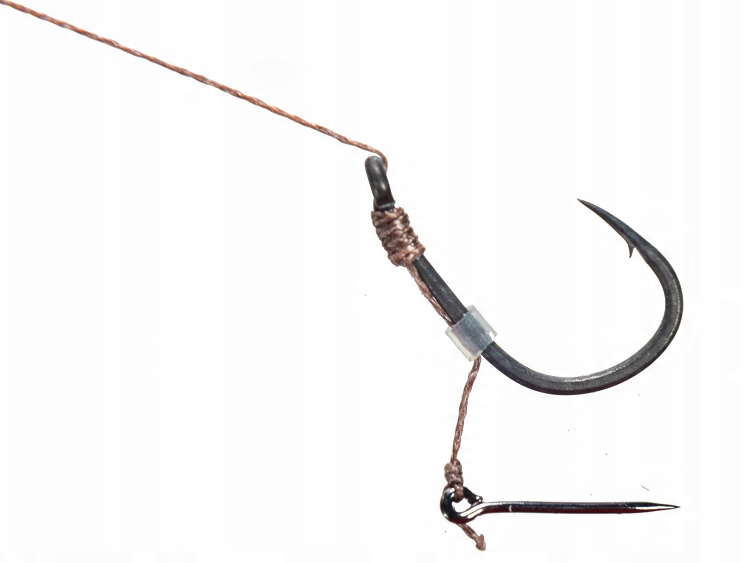 Merkloos Method Feeder Onderlijnen met Naald - Haak #12 - 8 Stuks
