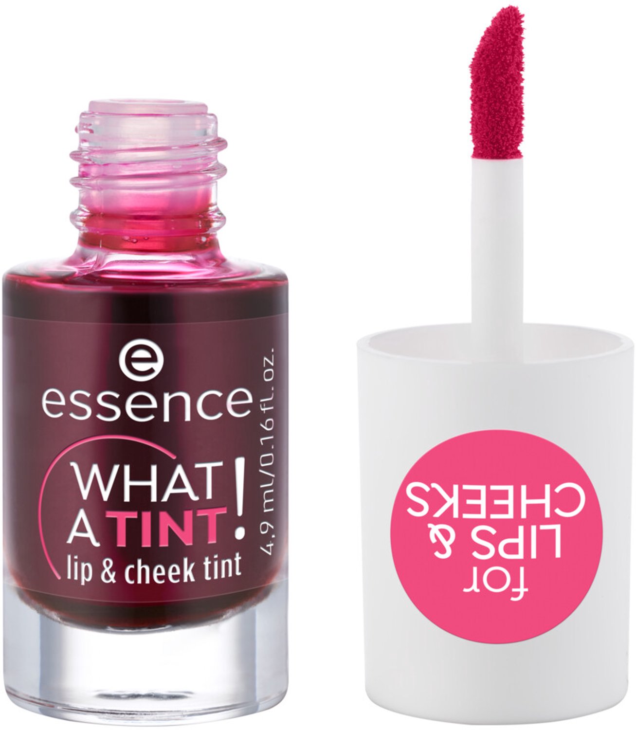 essence - What a Tint! Lip & Cheek Tint 01 Kiss From A Rose - 3 x 4,9 ml - Voordeelverpakking