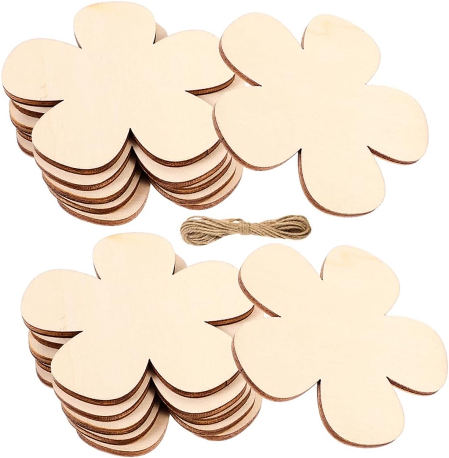 Houten Bloemschijfjes Voor Jongens En Meisjes Handgeschilderd Knutselspeelgoed 1 Set Houten Uitsparingen