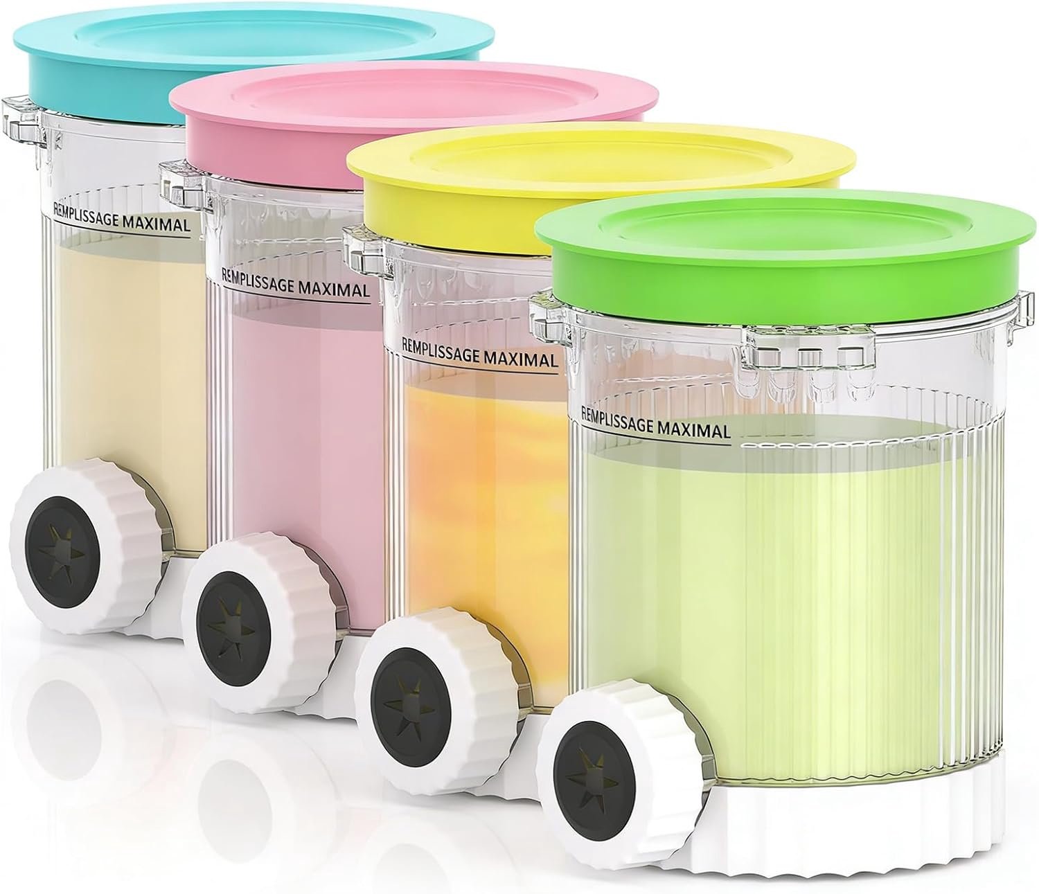 Set van 4 Ijsbakjes 480 ml, Compatibel met NC700 / NC701