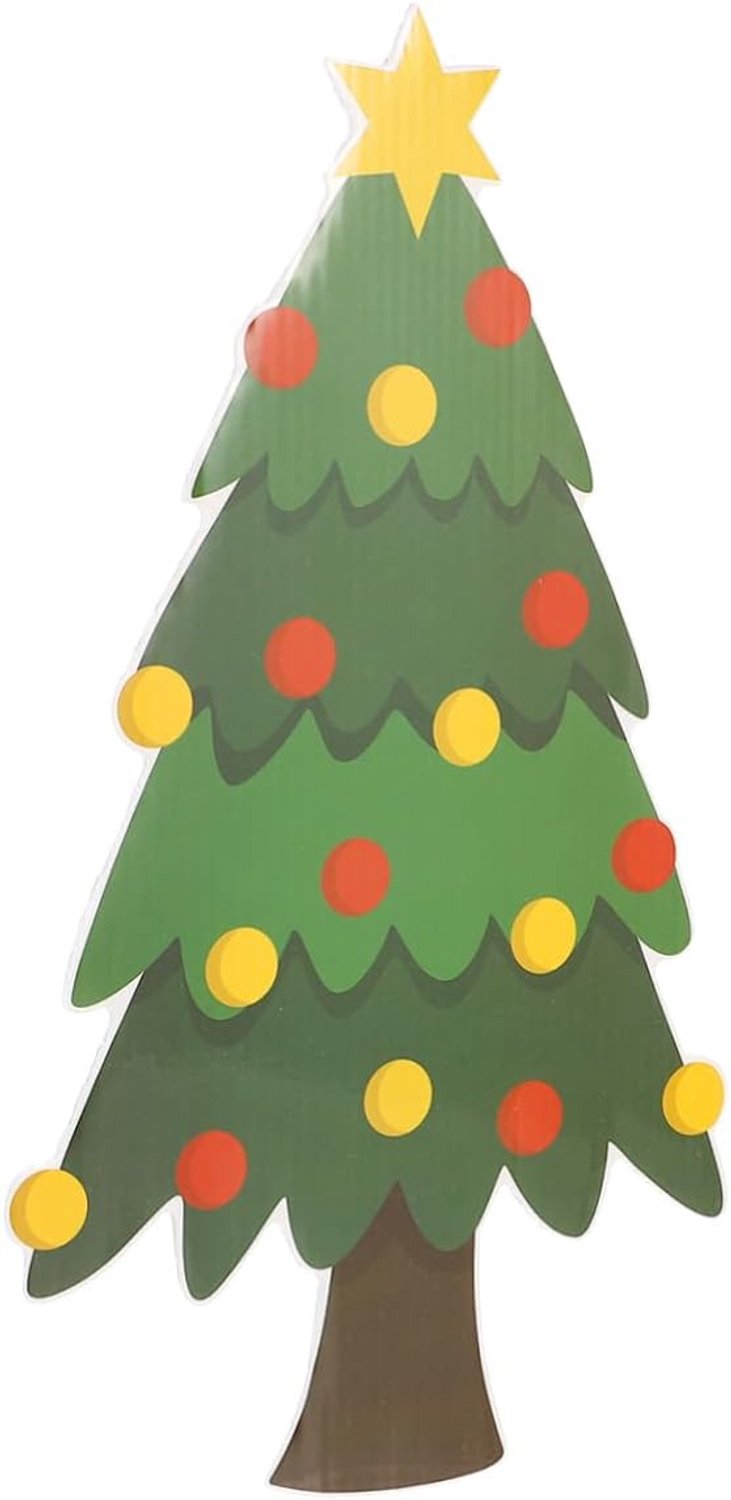 Happyyami Kerst Tuinbord Decoratie Met Steunen Lichtgewicht Weerbestendig Voor Tuin Oprit Heldere Kerstthema Afdrukken Eenvoudig Te Installeren Met Stevige Steunen
