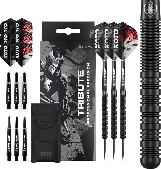 KOTO - Tribute Darts - 14 Gram - Dartpijlen - Zwart van KOTO — afbeelding 5
