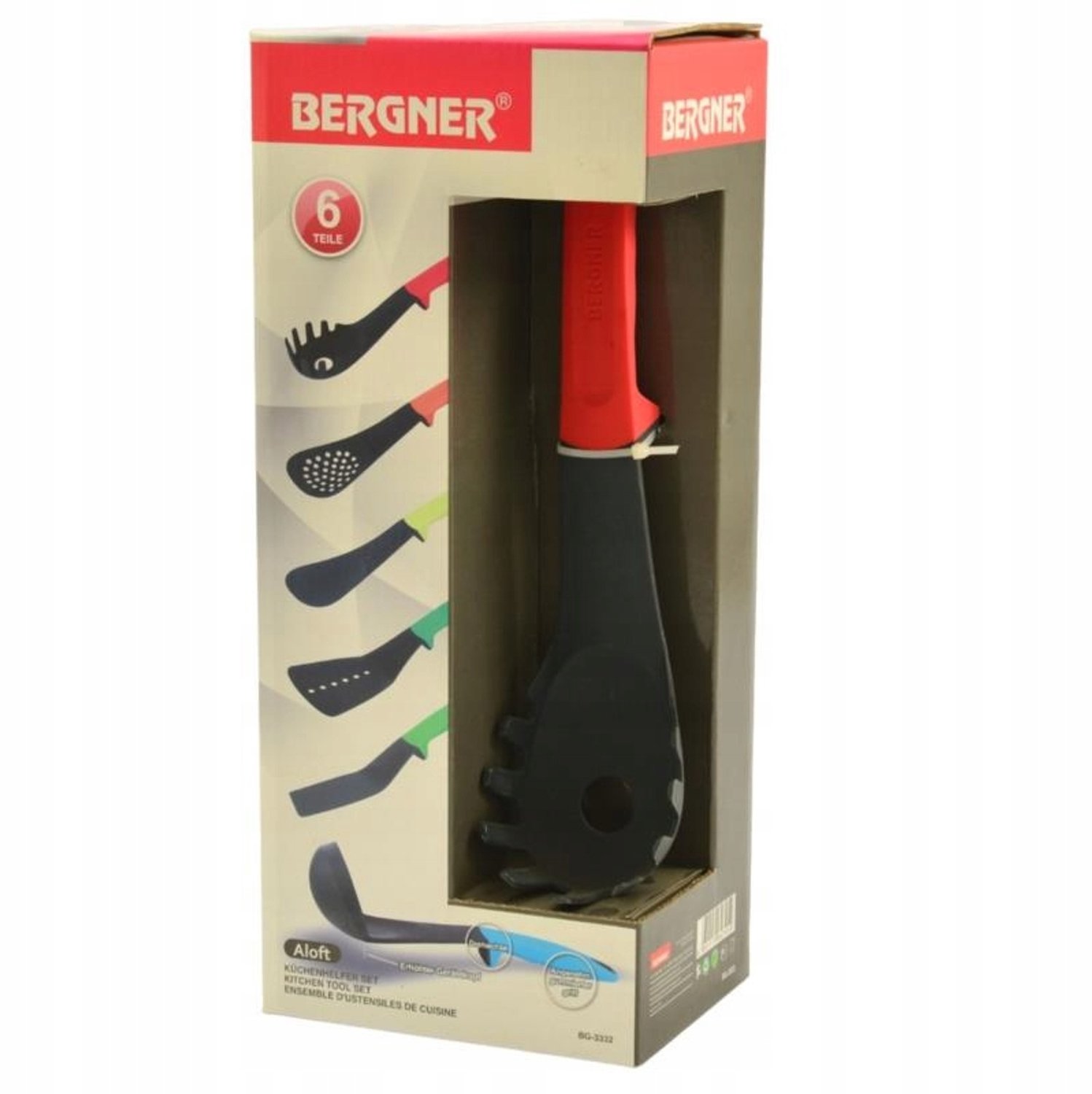Bergner Keukengerei Set 6 Delen Nylon - Hittebestendig